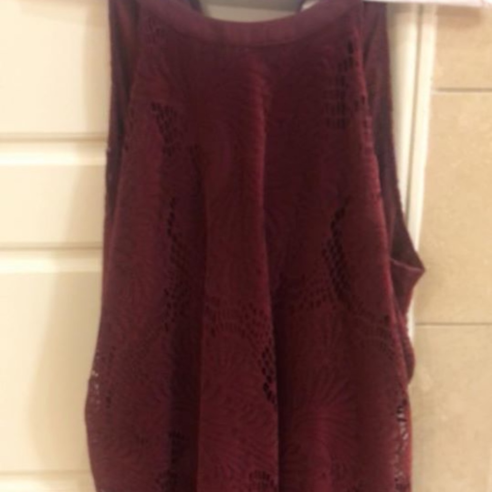 Velvet lace cami